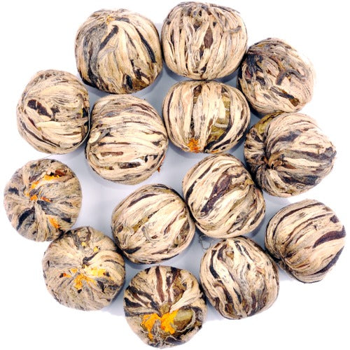 Golden Inlaid with Jade. / 3 szt.